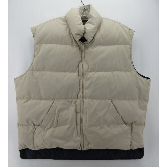 Eddie Bauer Other - VINTAGE Eddie Bauer Vest XL Cream Goose Down Puffer Coat 90s Ski *